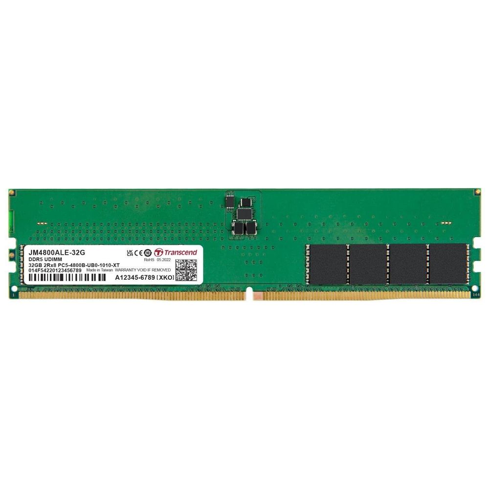 Transcend Jm4800ale-32g 32 Gb Ddr5 4800 MHz Cl40 1.1 V Masaüstü