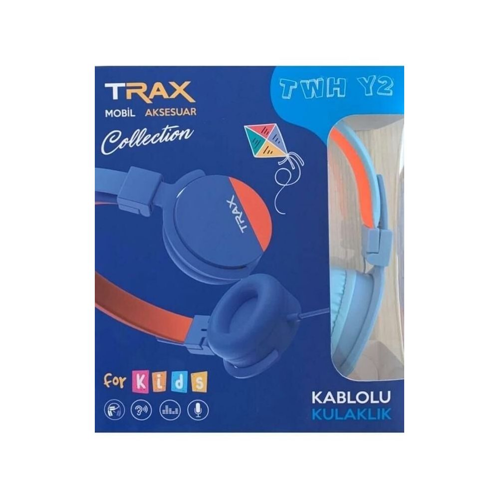 Trax Y2 Turkuaz Çocuk Bluetooth Kulaklığı