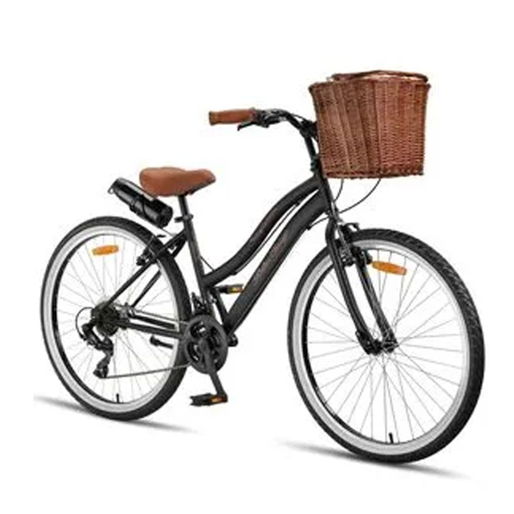Trendbisiklet Retro Classic 26 Jant 21 Vites Shimano Siyah