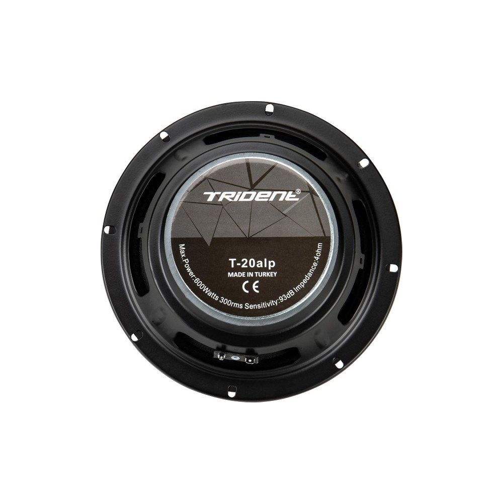 Trident T-20ALP Mindrange 20 cm 600 W Siyah Oto Hoparlör Fiyatları