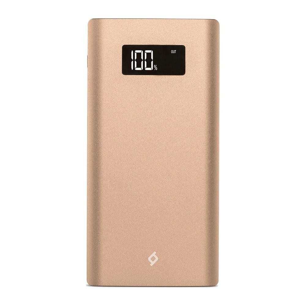 Ttec AlumiSlim LCD QC 3.0 10.000mAh Altın Taşınabilir Şarj Aleti