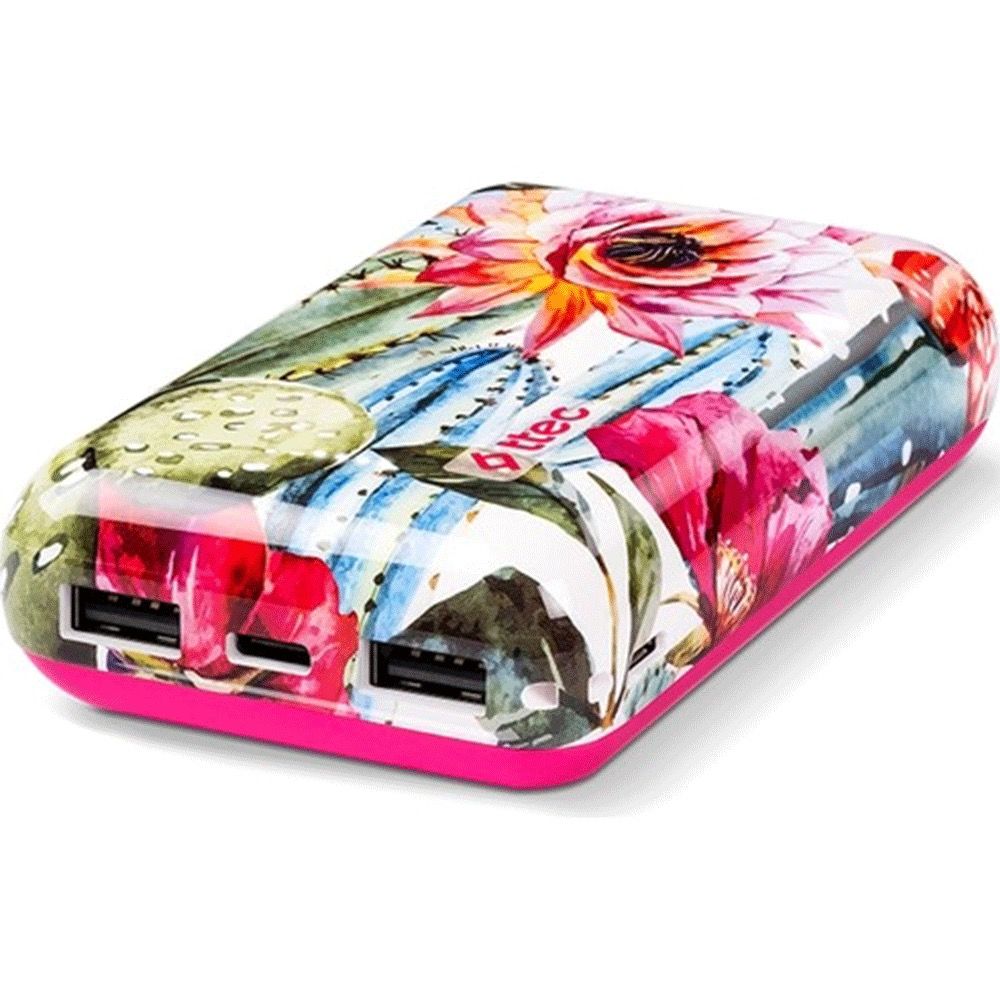 Ttec Artpower 10.000 mAh Cactus Flower Powerbank