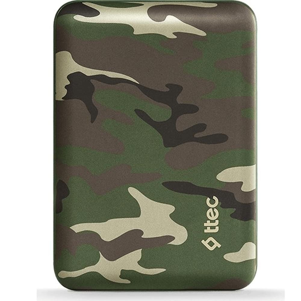 Ttec ReCharger 10.000 mAh Yeşil Kamuflaj Powerbank