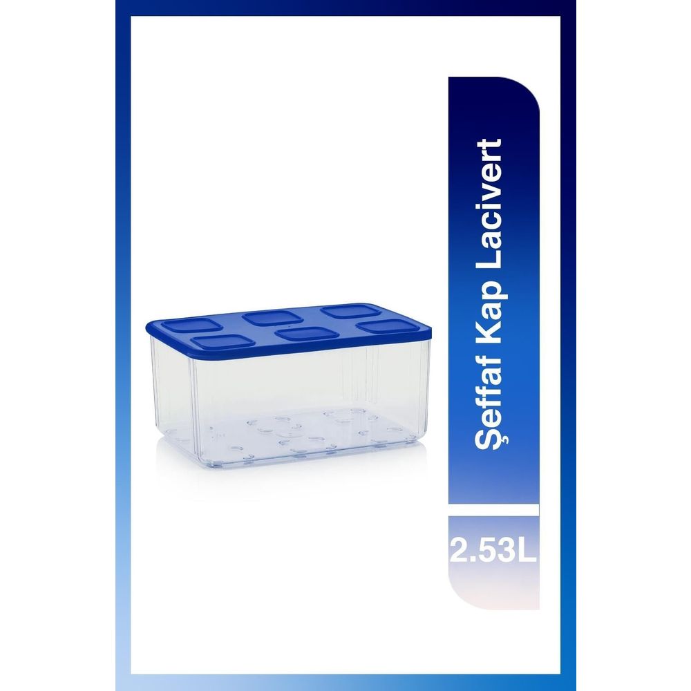 Tupperware Şeffaf 2.53 lt Lacivert Saklama Kabı Fiyatları