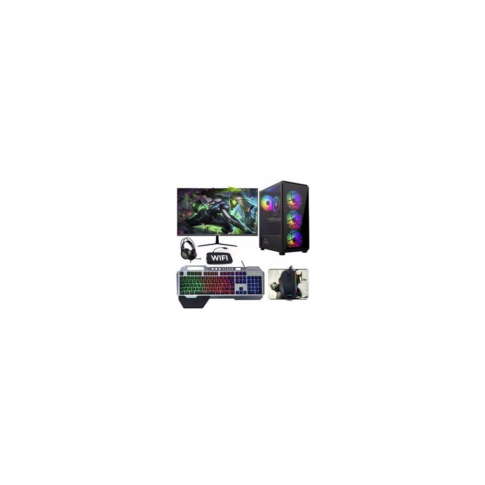 Turbox TX1888 i7-860 8 GB Ram 256 GB SSD 500 GB HDD 4 GB Gt730 23.6 Curved Masaüstü Oyun Bilgisayarı