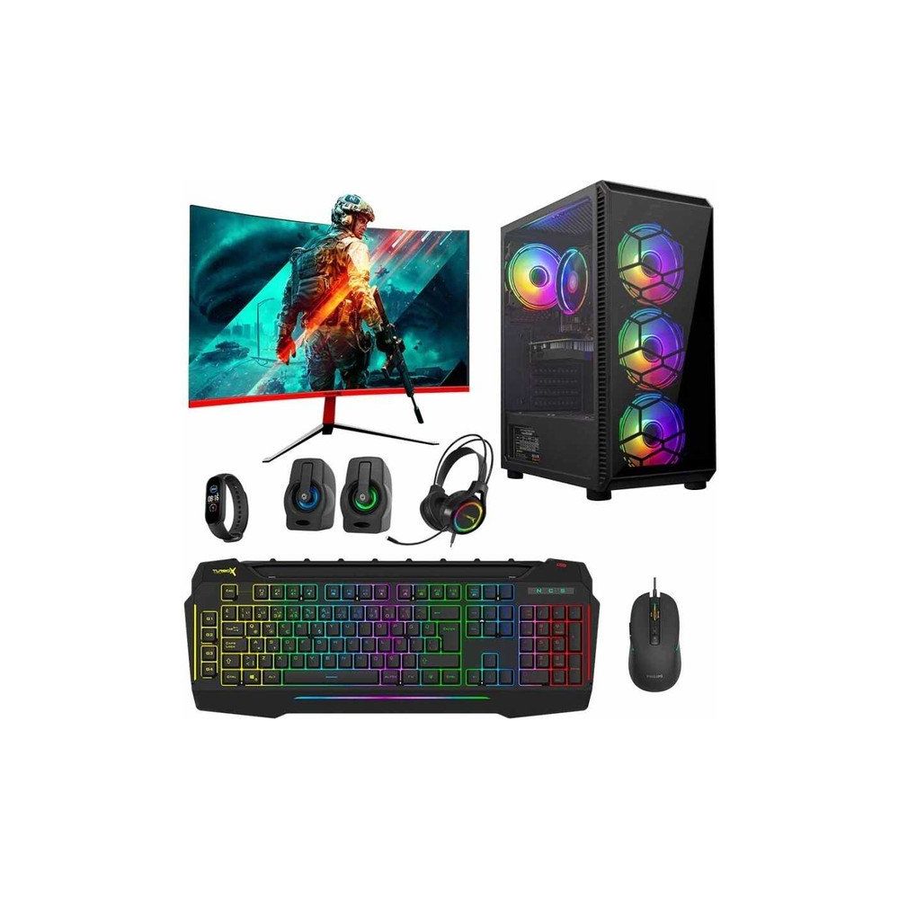 Turbox TX4642 Ryzen 5 3600 16GB RAM 512GB SSD 4GB GTX 750 Ti FreeDOS 23.6 inç Oyun Bilgisayarı