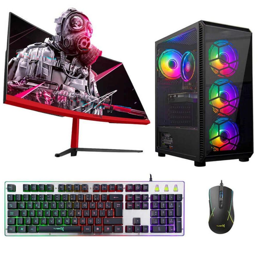 Turbox TX4694 i5-10400F 16GB RAM 512GB M2 SSD 4GB RX 560 23.6 inç Curved Oyun Bilgisayarı