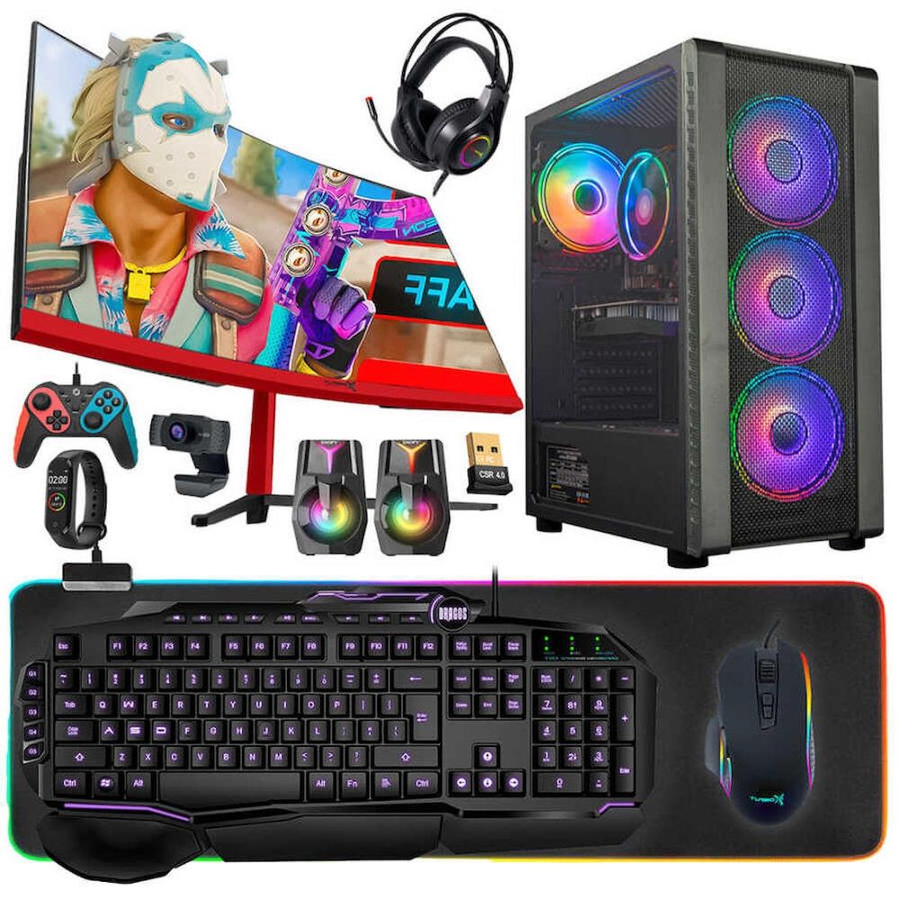 Turbox TX4995 i5-3470 16GB RAM 1TB SSD 4GB GTX 1650 FreeDOS 23.6 inç Oyun Bilgisayarı