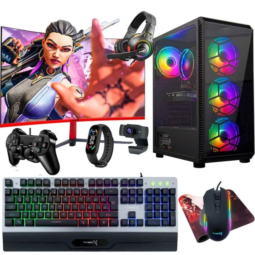 Turbox TX500 i7-4770 16GB RAM 256GB SSD FreeDOS 23.6 inç Monitör Oyun Bilgisayarı