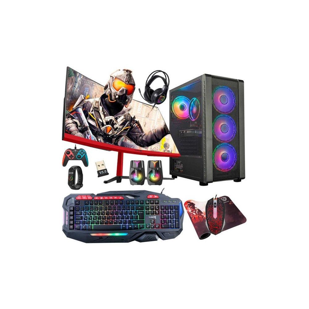 Turbox TX5142 I5 8400 16GB RAM 512GB SSD GTX 750 Ti FreeDOS 23.6 inç Oyun Bilgisayarı