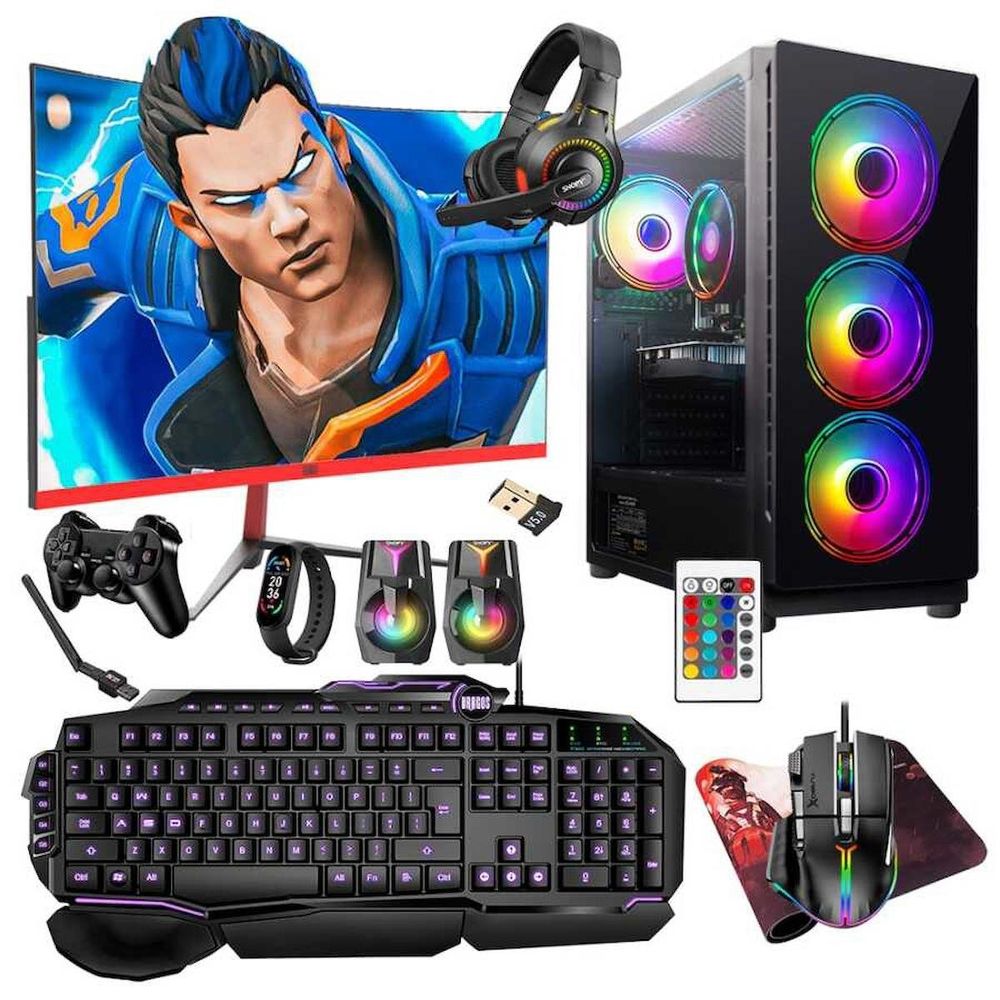 Turbox TX5278 i5-9400F 16GB RAM 512GB SSD 4GB RX 560 FreeDOS 23.6 inç Monitör Oyun Bilgisayarı