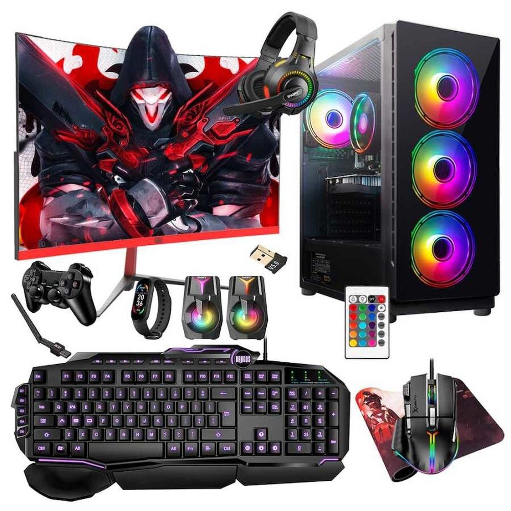 Turbox TX5281 i5-9400F 32GB RAM 512GB SSD 8GB RX 580 FreeDOS 23.6 inç Monitör Oyun Bilgisayarı
