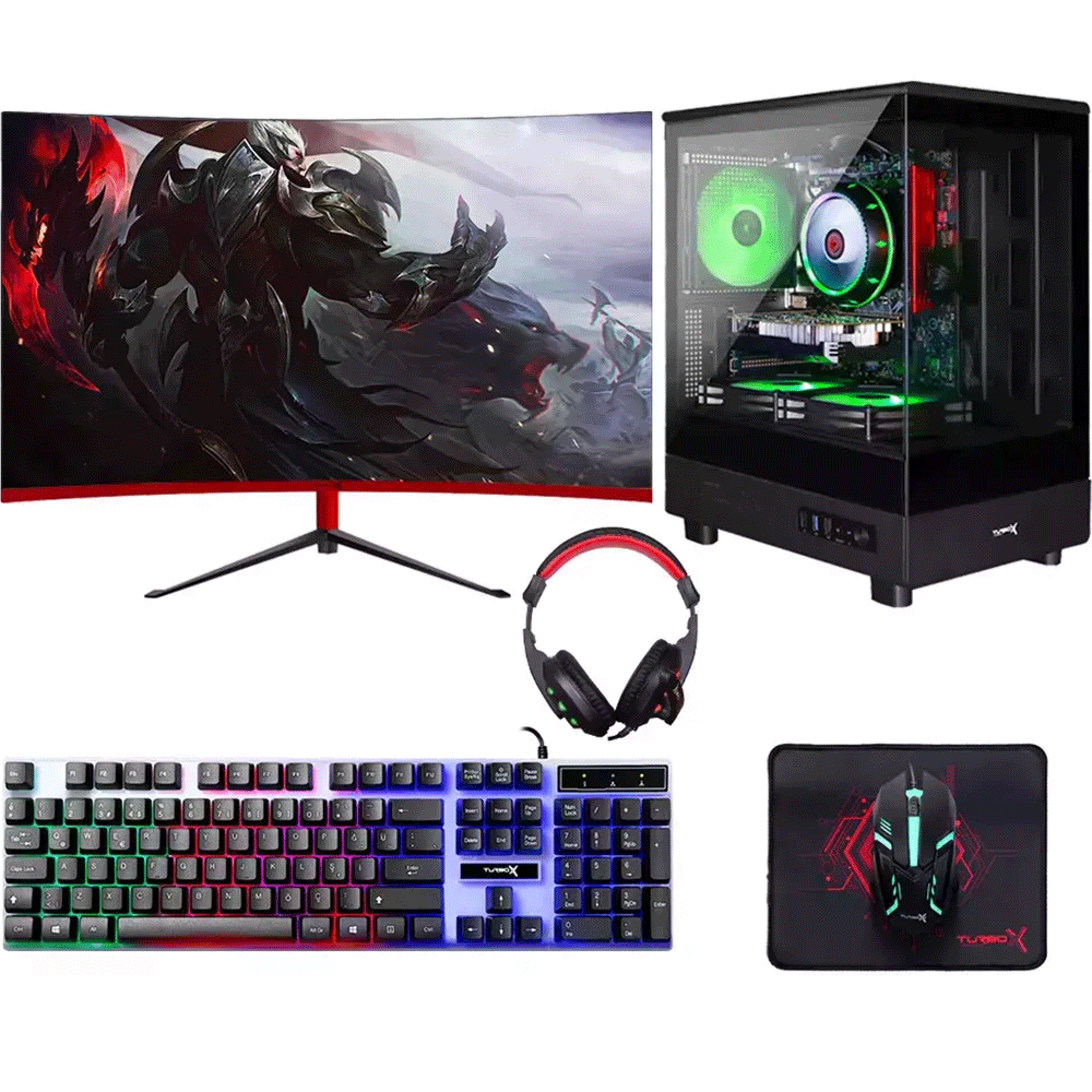 Turbox TX6060 i5-11400F 16GB DDR4 RAM 512GB SSD 8GB RX580 FreeDOS 23.6 inç Oyun Bilgisayarı