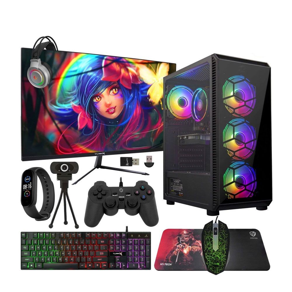 Turbox TX90 Lite i5-3470 16GB RAM 320GB HDD 256GB SSD 4GB R7 240 FreeDOS 23.6 inç Monitör Oyun Bilgisayarı
