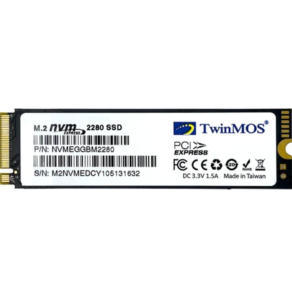 Twinmos 512GB M.2 PCIe NVMe SSD