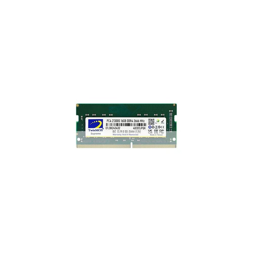 Twinmos MDD416Gb2666N 16 Gb Ddr4 2666 Mhz Cl19 Notebook Ram Bellek