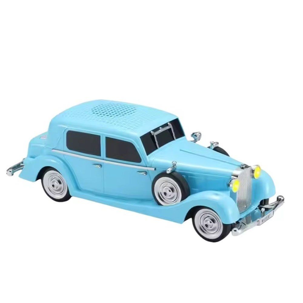 Ultratekno WS-1934 Pontiac Sedan Diecast Araba Mavi Bluetooth Hoparlör