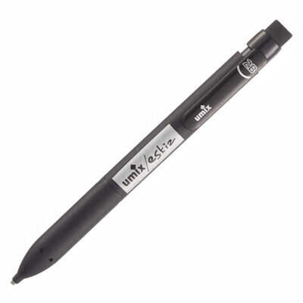 Umix U1304-SI Eskiz Sınav Yassı 1.8 mm Siyah Versatil Kalem Fiyatları