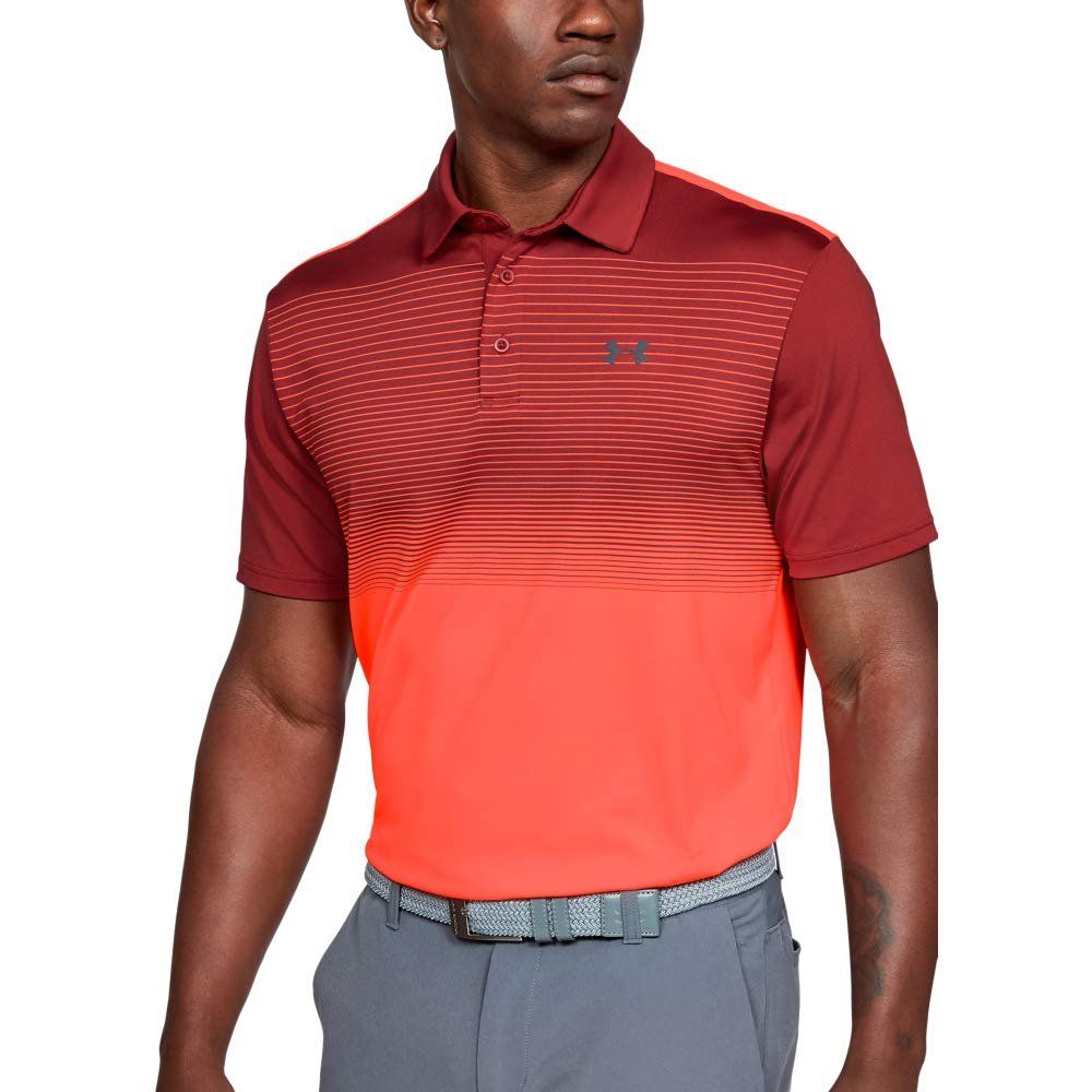 under armour men's playoff 2.0 tour stripe golf polo