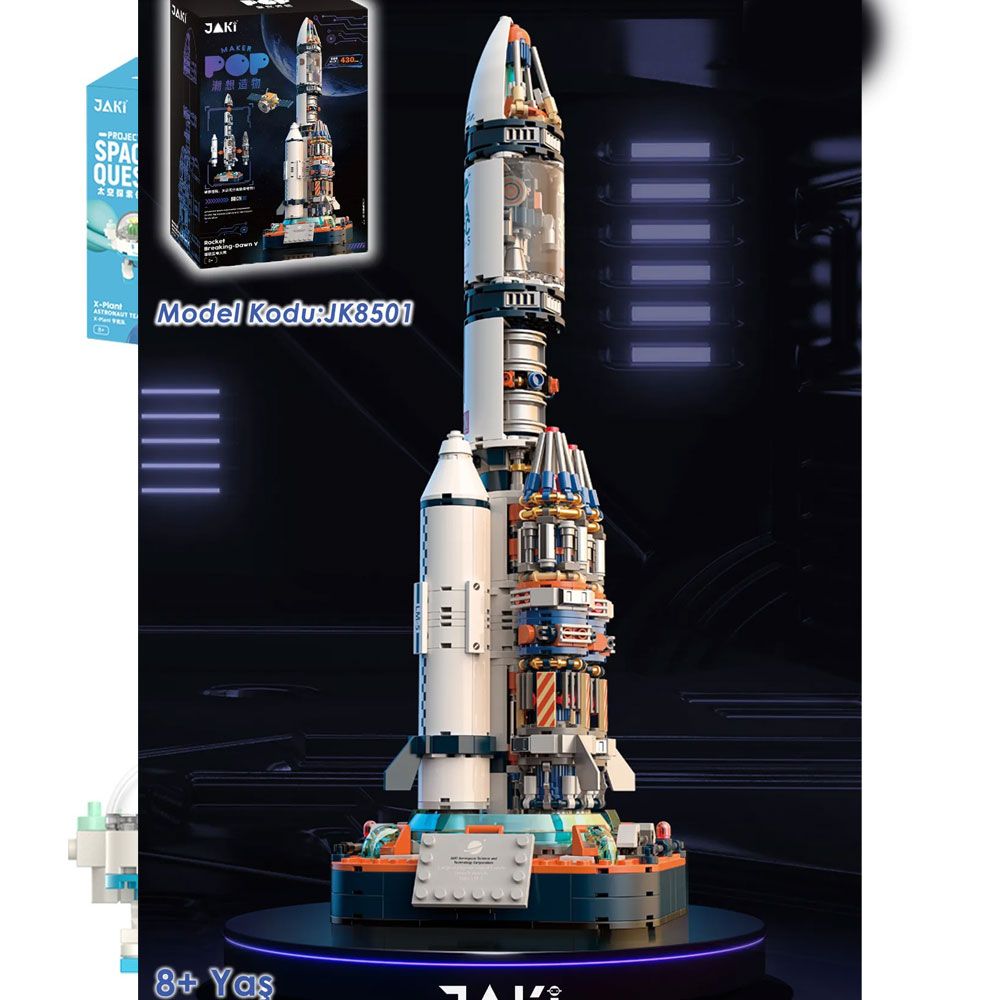 Vagonlife Jaki Space Serisi/Uzay Aracı -JK8502 800 Parça Oyuncak