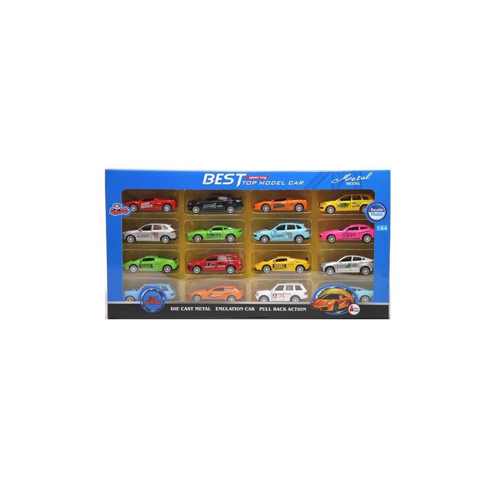 Vardem N955/6633-43-1 16 Parça 1:64 Metal Spor Araba Seti Fiyatları