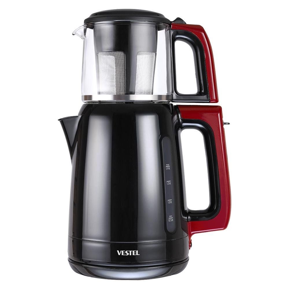 Vestel Sefa 3000 1700 W 0 9 Lt Demleme Cay Makinesi Siyah Bordo Fiyatlari