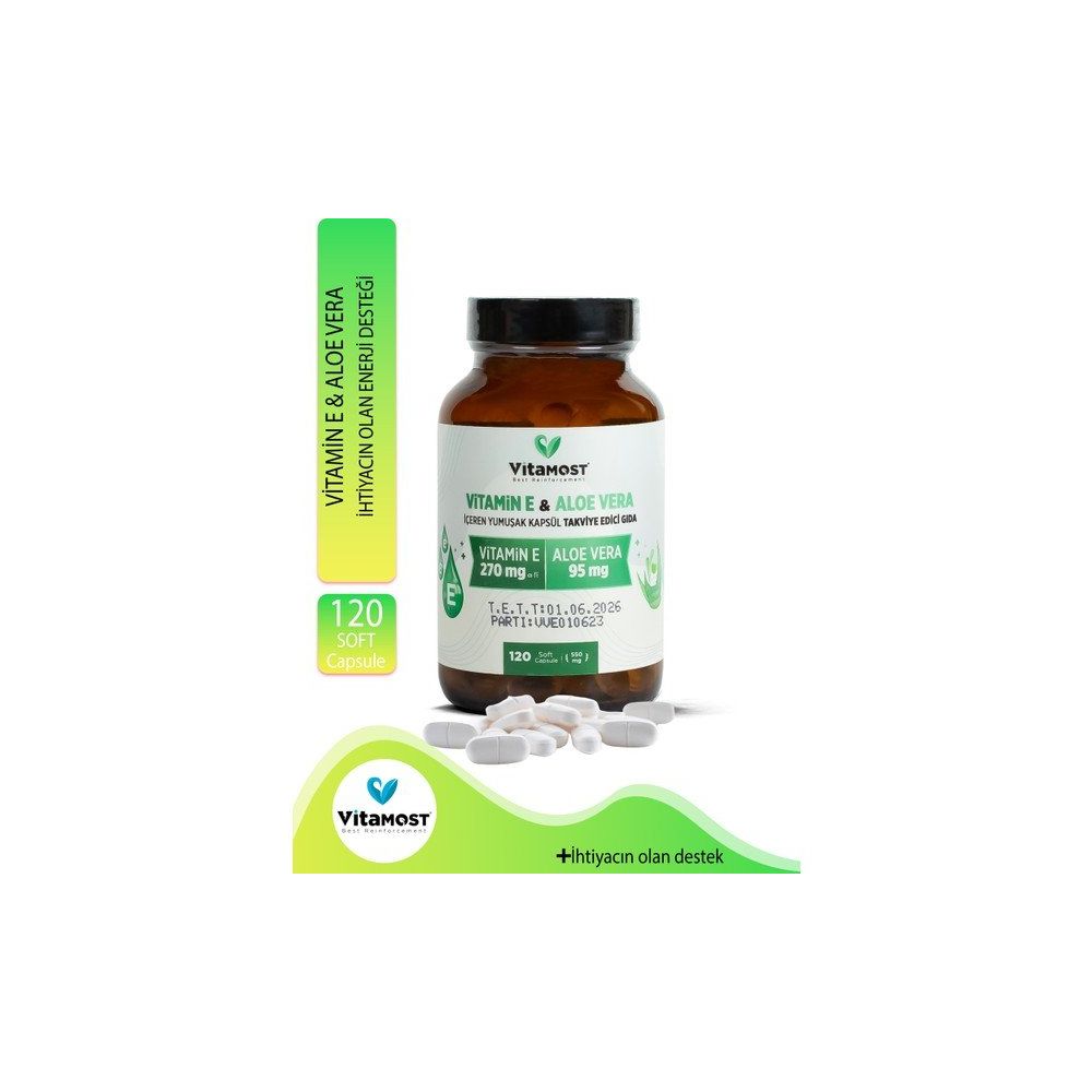 Vitamost Vitamin E Aloe Vera 120 Kapsl Fiyatlar