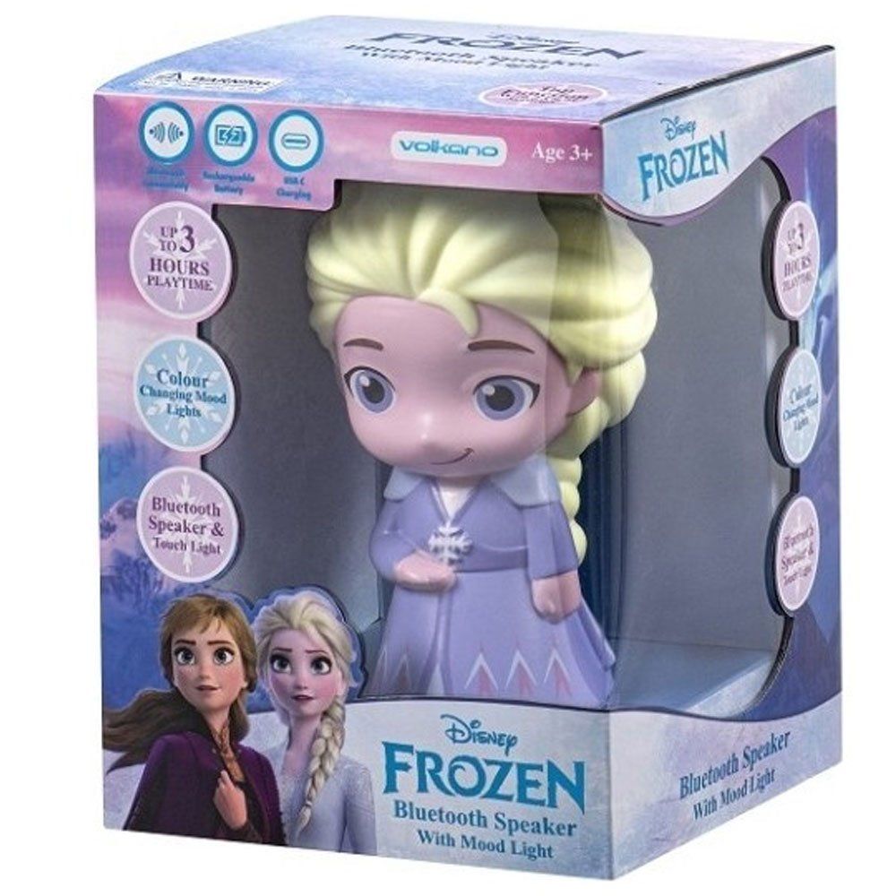 Volkano DY-50010-FR Mavi Disney Frozen Işıklı Bluetooth Hoparlör