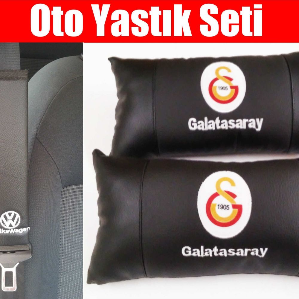 Volkswagen Jetta Galatasaray Deri Oto Yastik Emniyet Kemer Kilifi Seti Fiyatlari