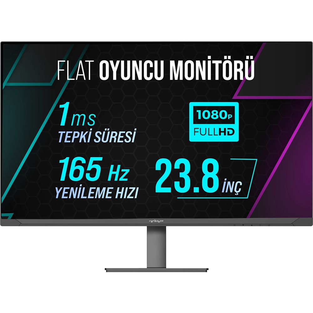 Warp WRP24-165-B 23.8 inç 165Hz 1ms Oyuncu Monitörü