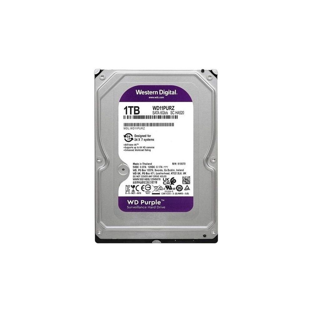 WD WD11PURZ Purple 1 TB 3.5 SATA3 5400RPM 64 MB HDD Fiyatları | Cimri