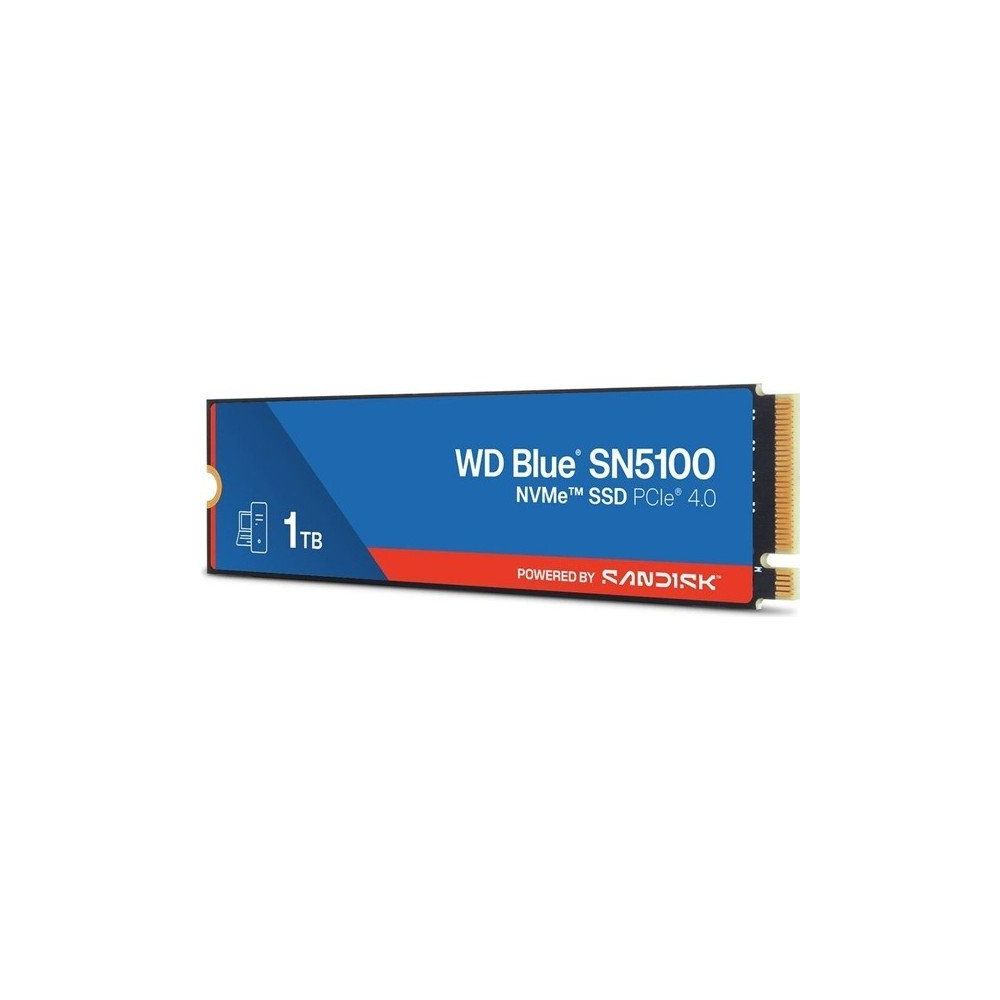 WD WDS100T5B0E Blue SN5100 PCI-4.0 5000MB/S 4000MB/S 1 TB M2 SSD