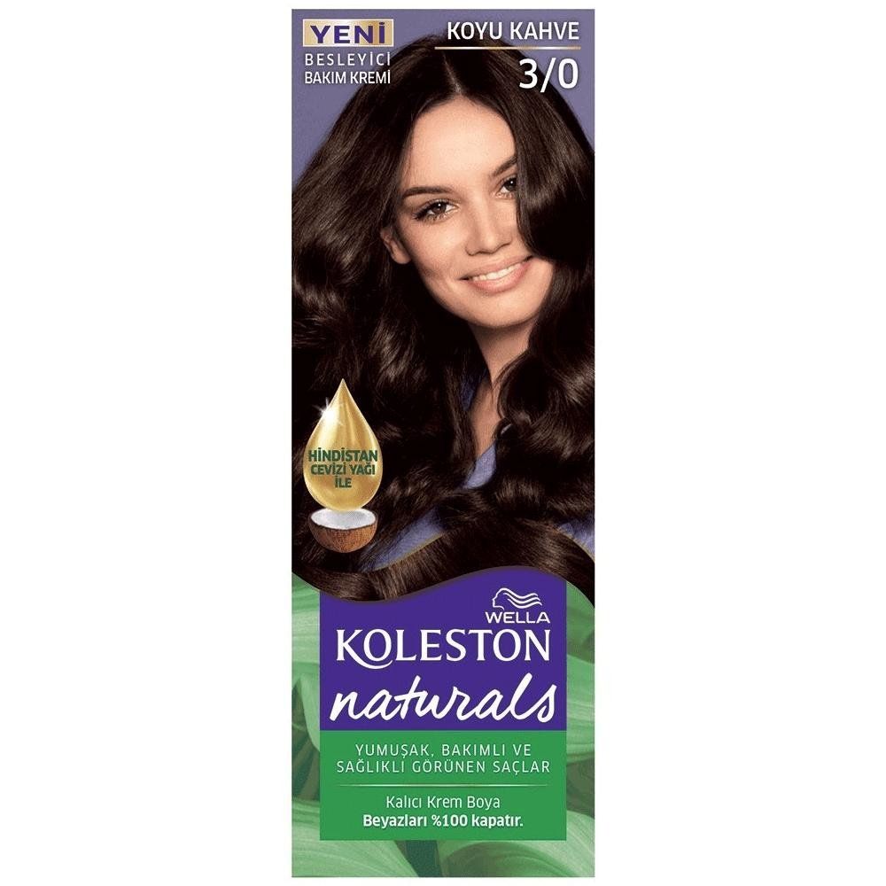 Sincap yavaş ilerleme görüşmek  Wella Koleston Naturals Maxi 3/0 Koyu Kahve Saç Boyası Fiyatları