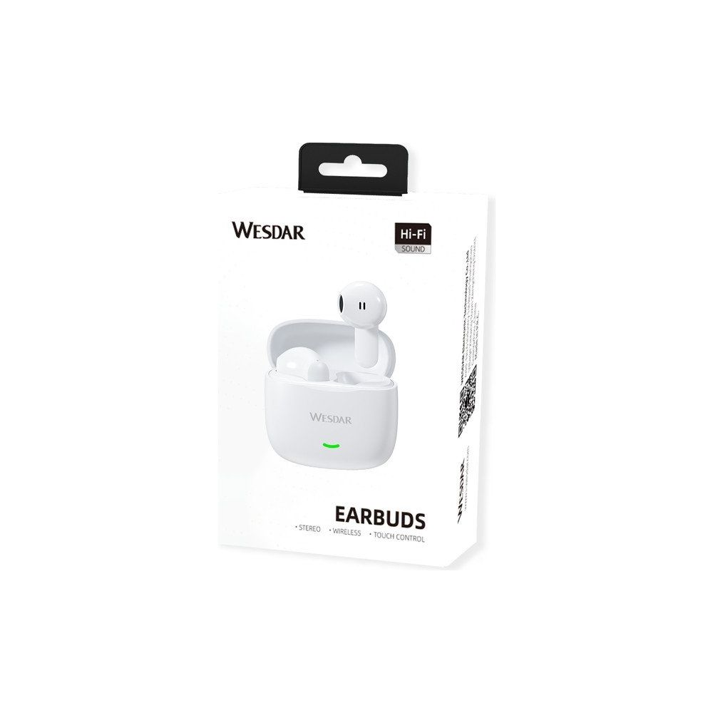 Wesdar TWS601 Beyaz Bluetooth Kulaklık
