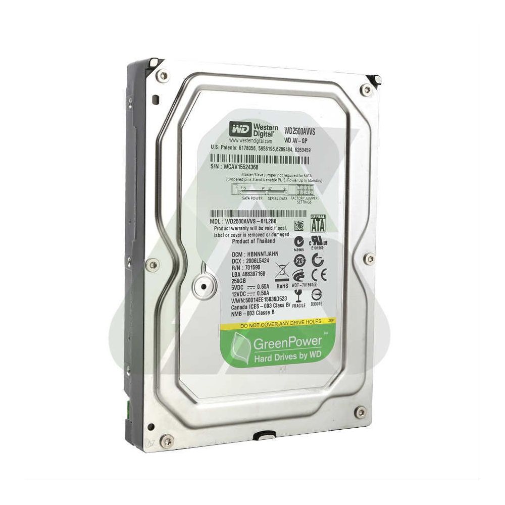 Western Digital Green 250GB WD2500AVVS Sabit Disk Fiyatları