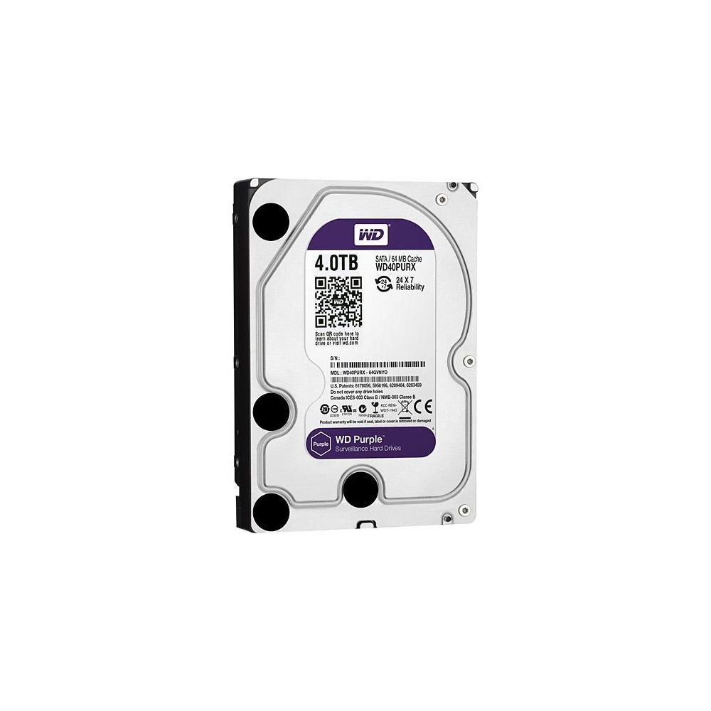 【ほぼ新品】WESTERN DIGITAL PURPLE 4TB SCHA520 Western Digital Purple WD43PURZ 4TB kainos nuo 89.18