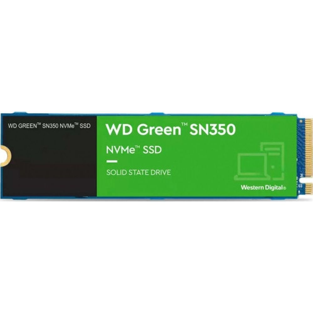Western Digital WDS250G2G0C SN350 250 GB 2400-1500 MB/s PCIe NVMe Gen3 M.2 22x80 Green Harddisk SSD