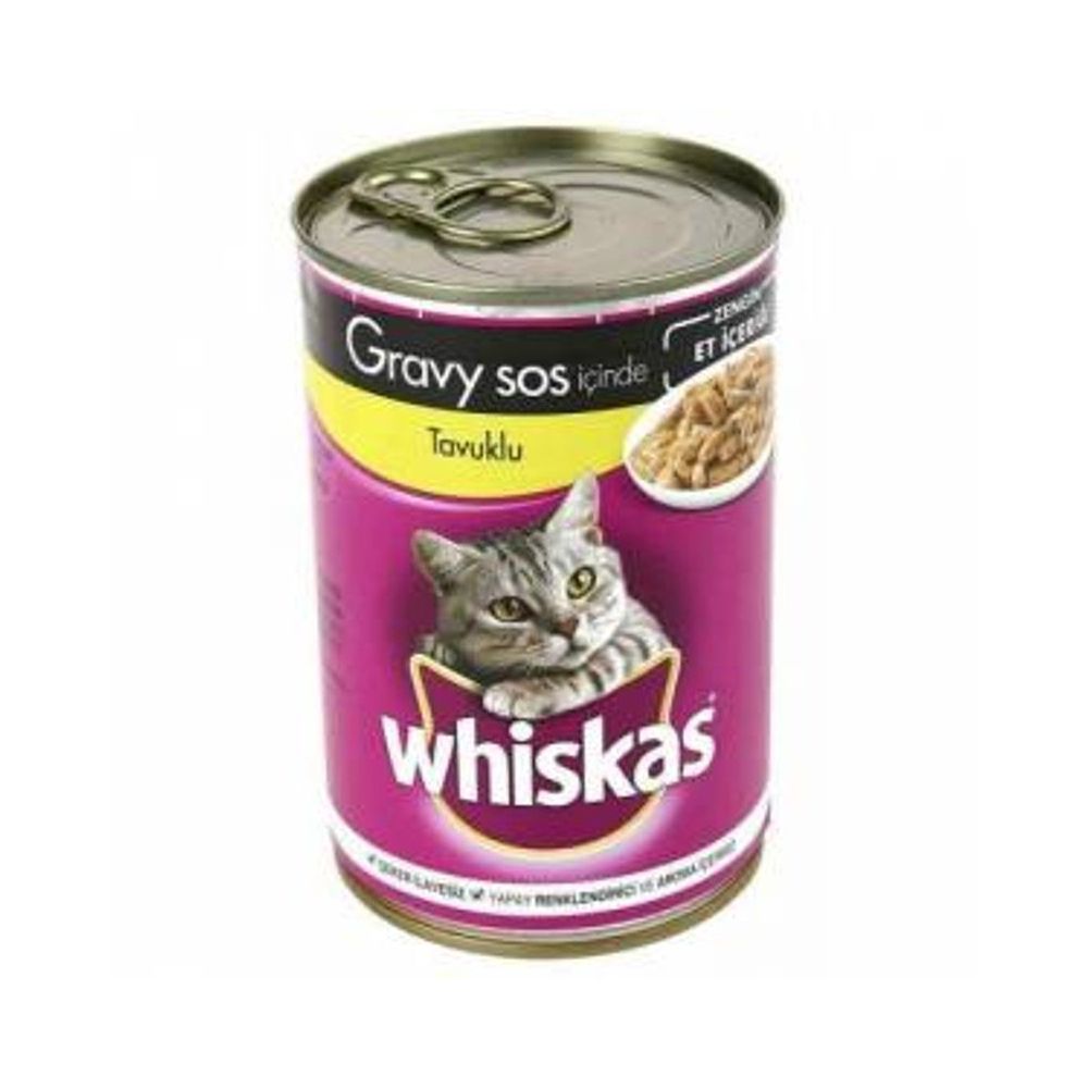 Whiskas Tavuklu 400 Grx12 Konserve Yas Kedi Mamasi Fiyatlari