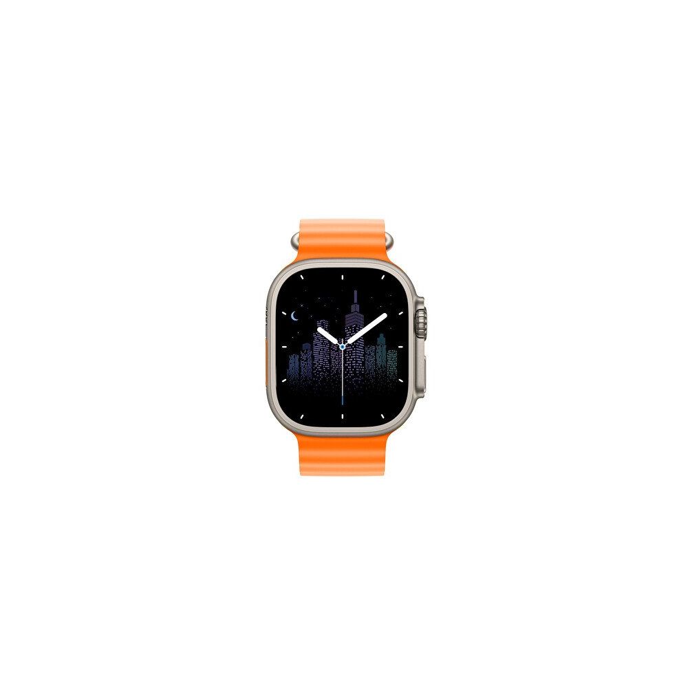 Winex 2023 Watch 8 Pro Max Turuncu Akıllı Saat