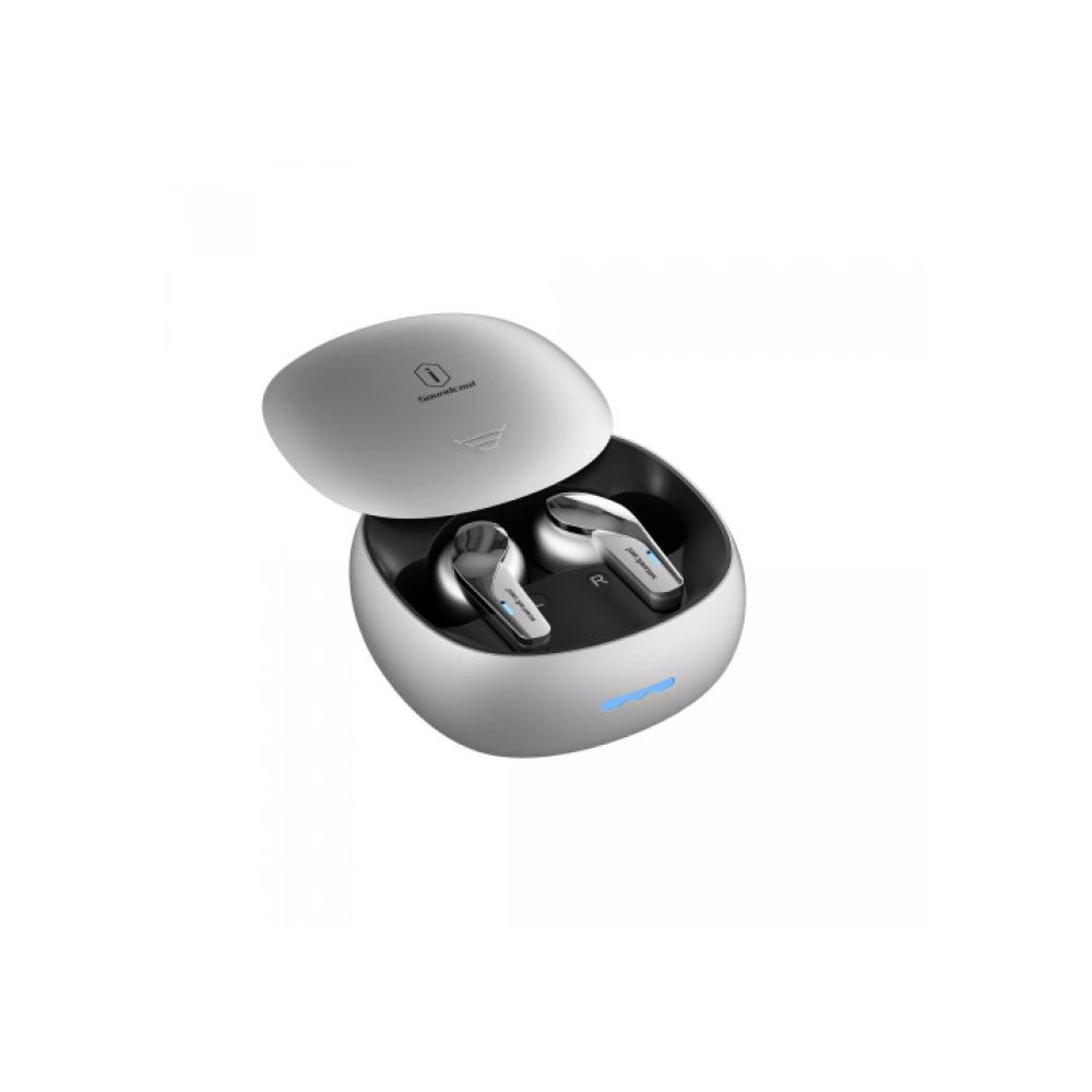 Wiwu TWS09 Gri Led Işıklı Bluetooth Kulaklık 5.0 HD Oyun Modlu IOS / Android