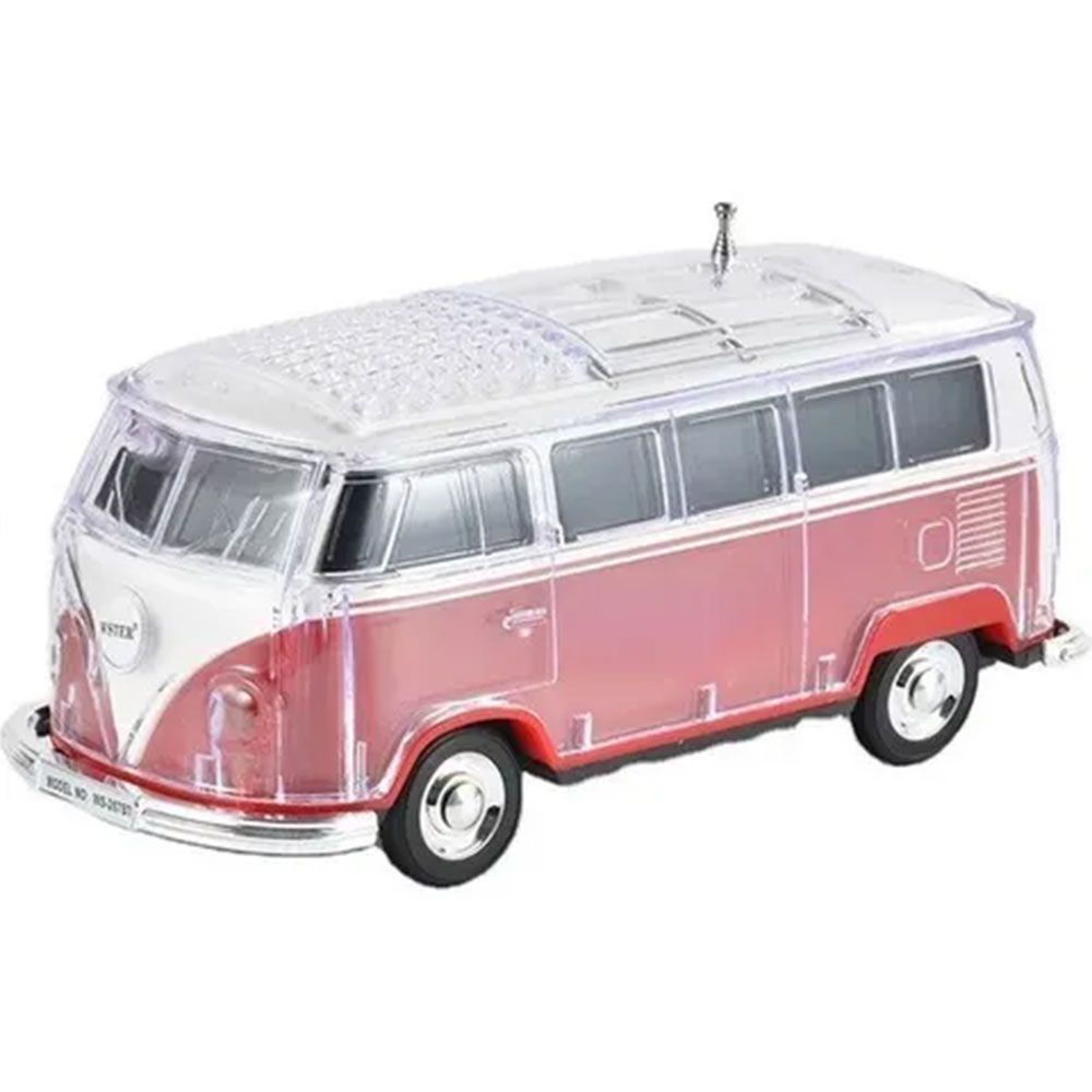 Wster WS-267BT Kırmızı Model T1 Vosvos Minibüs Bluetooth Hoparlör