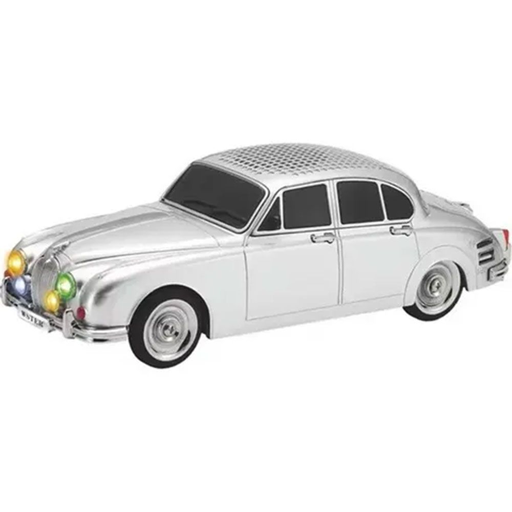 Wster WS-596BT Gümüş Jaguar Mark II 1967 Model 10 W Bluetooth Hoparlör