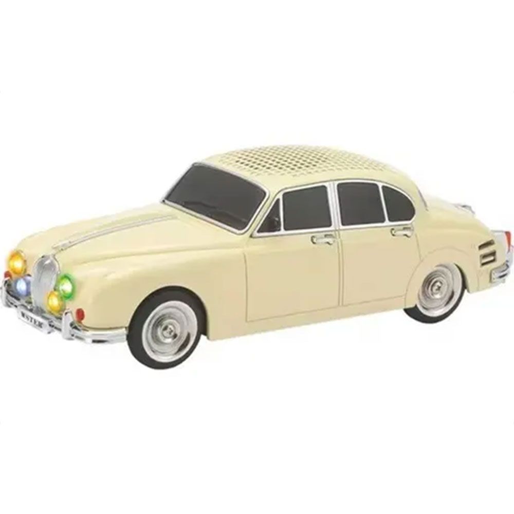 Wster WS-596BT Krem Jaguar Mark II 1967 Model 10 W Bluetooth Hoparlör