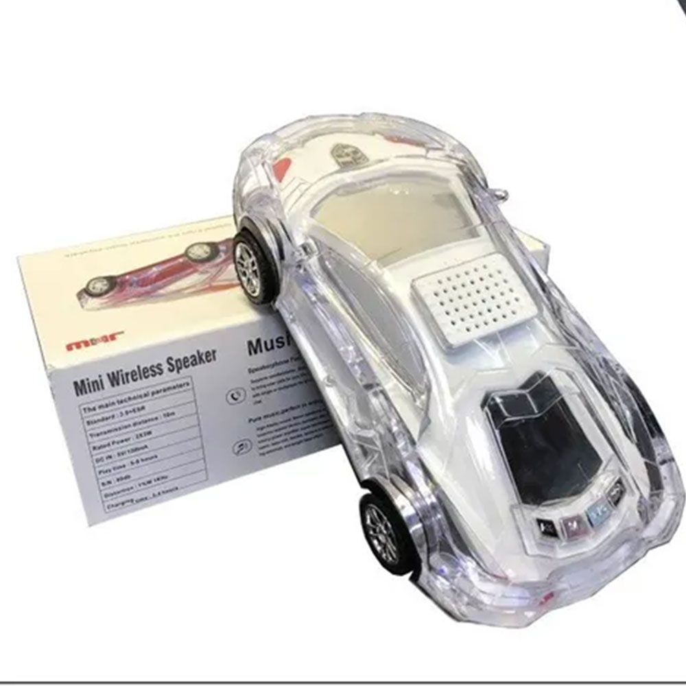 Wster WS-980BT Beyaz Lamborghini Araba Radyolu Bluetooth Hoparlör