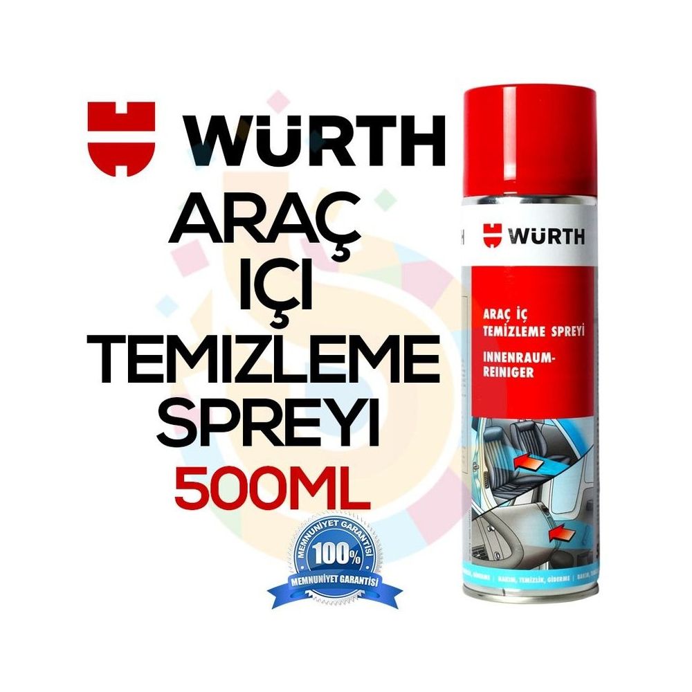 Wurth 500 Ml Arac Ici Temizleme Spreyi Fiyatlari Wurth 500 Ml Arac Ici Temizleme Spreyi Fiyatlari