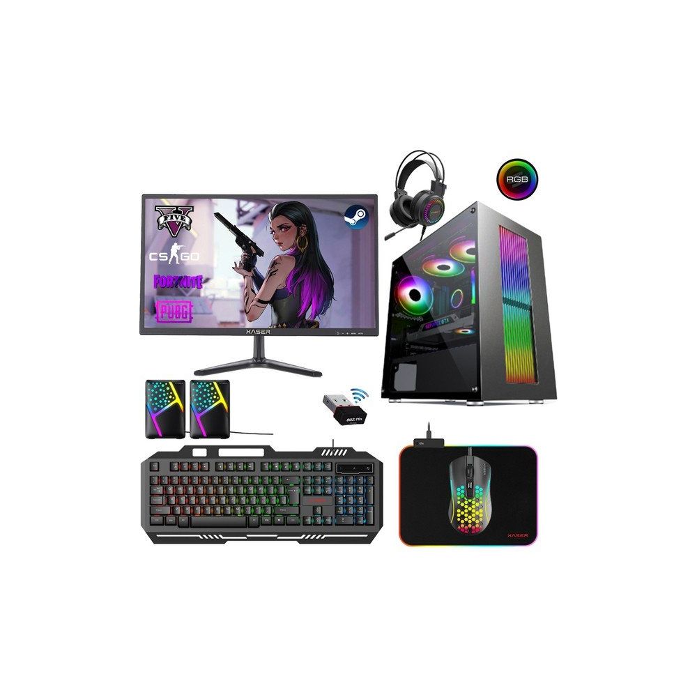 Xaser XSR192 i5-2400 8GB RAM 256GB SSD RX 550 FreeDOS 21.5 inç Monitör Oyun Bilgisayarı