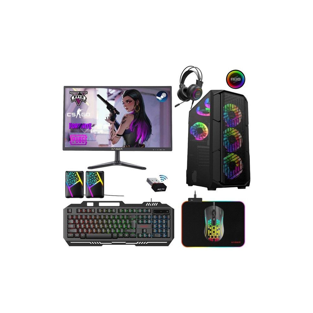 Xaser XSR223 i5-6400 8GB RAM 256GB SSD RX 550 FreeDOS 21.5 inç Monitör Oyun Bilgisayarı