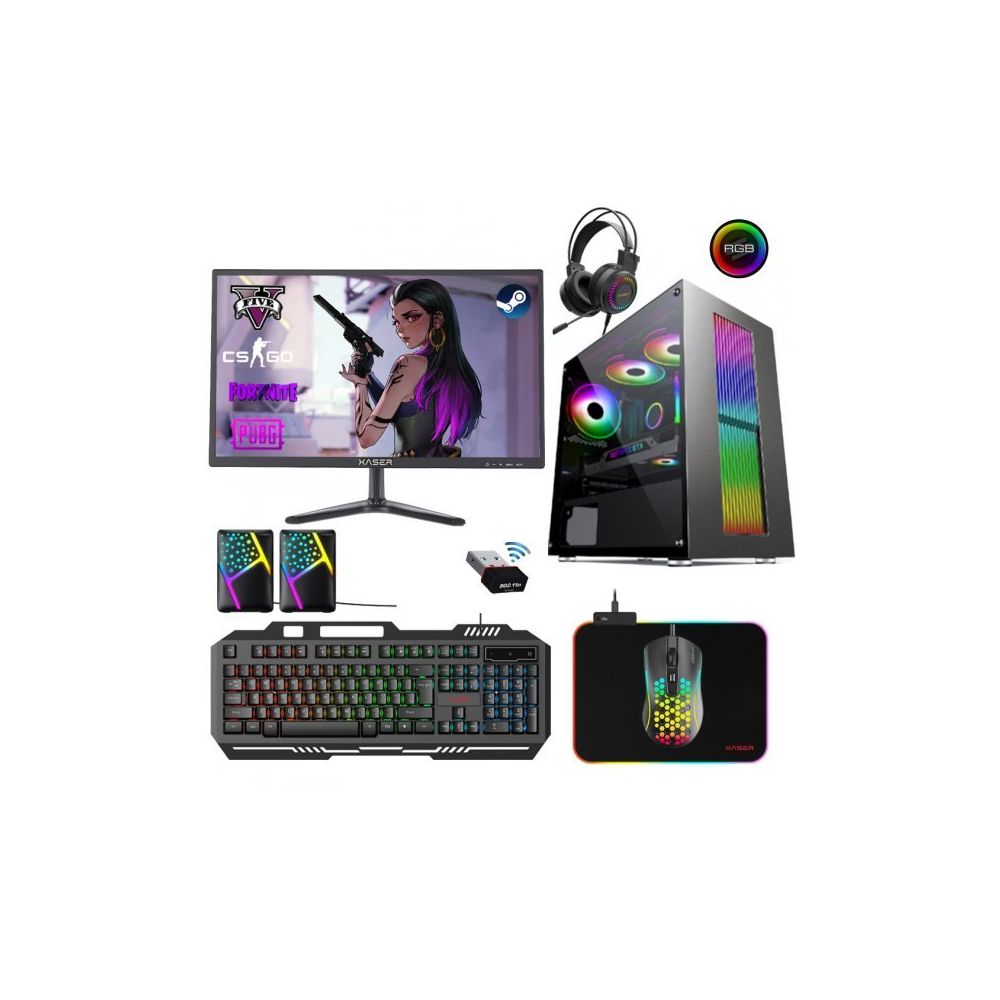 Xaser XSR347 i7-3770 16GB RAM 256GB SSD 4GB GT 730 FreeDOS 21.5 inç Monitör Oyun Bilgisayarı