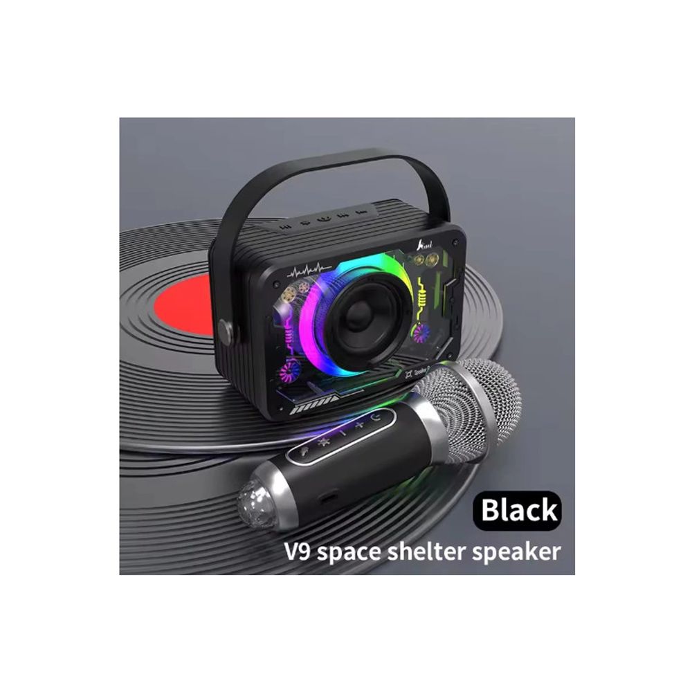 Ynt İthalat VTN-82 Taşınabilir Kablosuz Işıklı Bluetooth Hoparlör