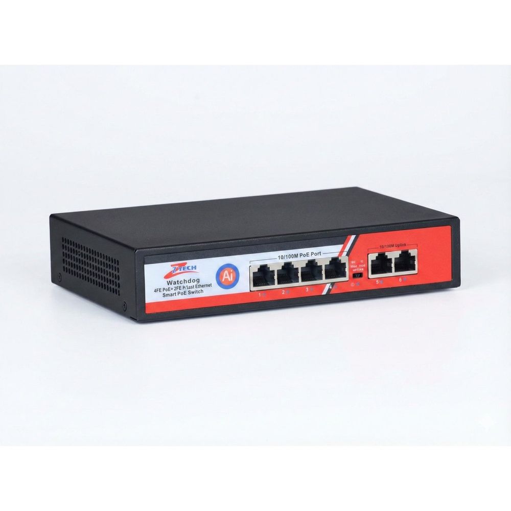 Z Tech ZR-1004 78W 4+2 PoE Switch Fiyatları